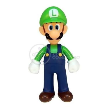 Imagem de Boneco Luigi Grande Super Size 23Cm - Super Mario