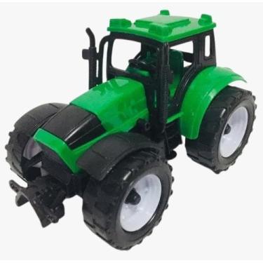 Imagem de Power Toys TECH - Miniatura Trator Fazendeiro de Fricção - Cor Verde