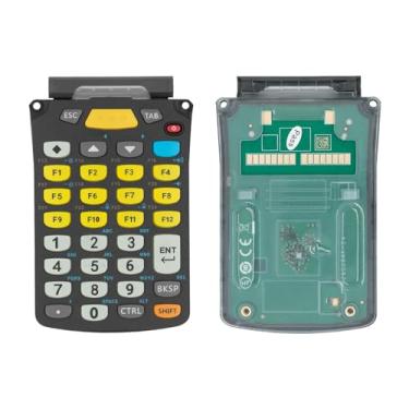 Imagem de CARPSDZY Teclado numérico padrão de substituição de 34 teclas MC9300 para scanner de código de barras Zebra Symbol MC930B-G portátil PDA, teclado de função responsiva (KYPD-MC9334FNR-01,