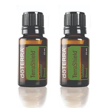 Imagem de doTERRA - Mistura de óleos essenciais TerraShield para uso ao ar livre – 15 mL – Pacote com 2