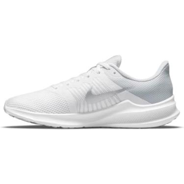 Imagem de Nike Women's Stroke Running Shoe, White MTLC Silver Pure Platinum Wolf Grey, 9.5
