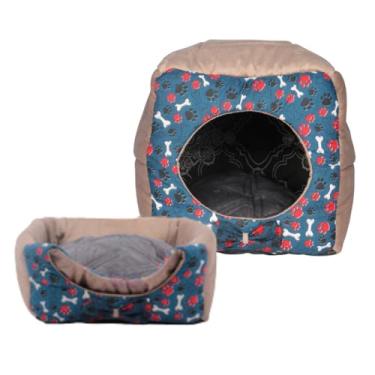 Imagem de Cama Iglu E Toca Para Cachorro Osso Color Super Luxo G