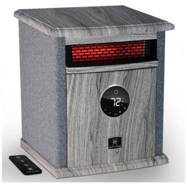 Imagem de Aquecedor Elétrico Portátil com Tela LED e Controle Remoto, 1500W 110V, Heat Storm, Cinza
