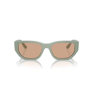 Imagem de Óculos de Sol Vogue Eyewear 0VO5586S 3161/3 Tam 53 / Verde - Lentes Marrom