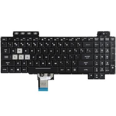 Imagem de Replacement Colorful Backlight Keyboard for Asus TUF Gaming GL703 GL703G GL703GS GL703GM GL703S GL703V GL703M GL703VM GL504 FZ80G FZ80GE/GD ZX80G with RGB Colorful Backlit US Layout 0KNB0-661BUS00