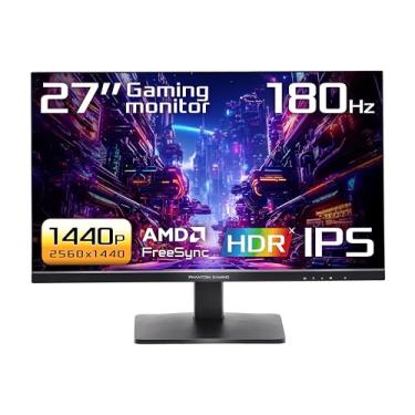 Imagem de ASRock Monitor de jogos de 68.6 cm 180Hz 1ms, VESA DisplayHDR 400, tecnologia sem cintilação e baixa luz azul, alto-falantes integrados DisplayPort HDMI AMD FreeSync, ajuste de inclinação para