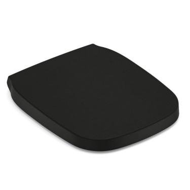 Imagem de Kit 2 Assentos único Termofixo com Queda Amortecido Debba Classic Roca Matte Black