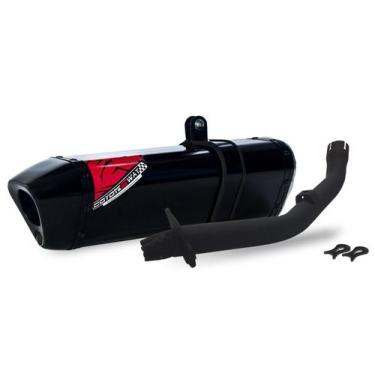 Imagem de Escape / Ponteira Coyote TRS 2 Way Alumínio - Bros NX-R 125 / 150 ano 