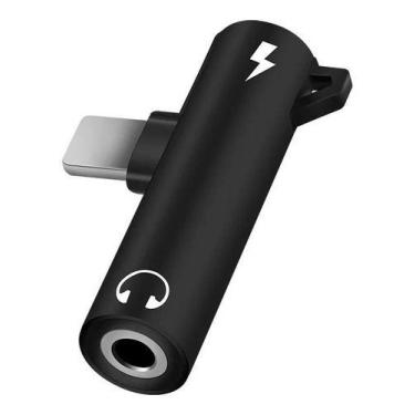 Imagem de Adaptador Duplo Fone Carregador Lightning iPhone  - OEM