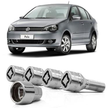 Imagem de Kit Parafuso Antifurto 25CRA  Roda - Volkswagen Polo Todos - RODAFUSO/