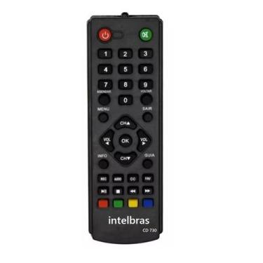 Imagem de Controle Remoto para Conversor Digital Intelbras Cd 730 - Lelong