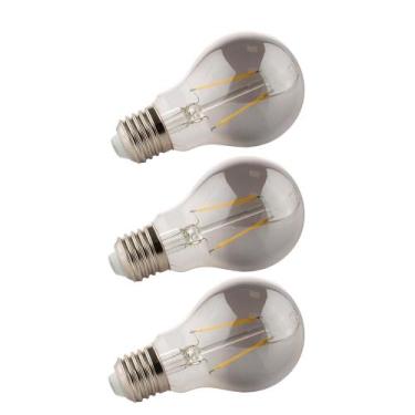 Imagem de Lâmpada Led Fumê 30W Iluminação Decorativa Kit 3 unid. Vintage Branco 