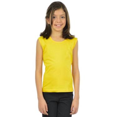Imagem de Regata Machão Infantil Unissex Fenomenal, Amarelo ouro, 16