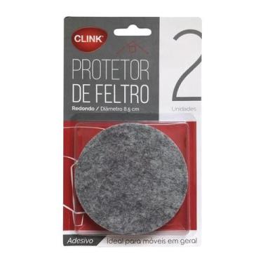 Imagem de Proteção Móveis Protetor Feltro Adesivo 2 Unidades 8,5cm - CLINK