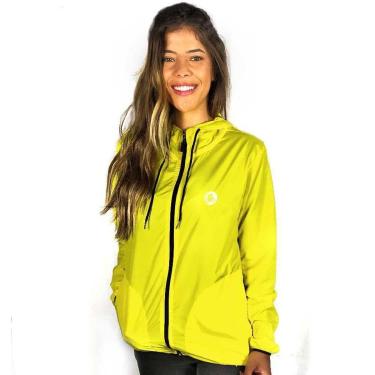 Imagem de Jaqueta Corta Vento Ciclismo Feminino Amarelo WSS Bike-Feminino