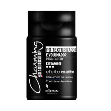 Imagem de Pó Texturizador e Volumizador Cless Charming Barbershop – 5g | Fórmula Profissional para Aumentar o Volume, Definir a Textura e Controlar o Frizz dos Cabelos
