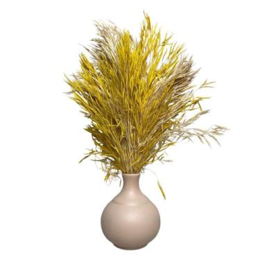 Imagem de Arranjo De Flor Seca Natural Vaso Cerâmica Pequeno - Floralis, Nude II