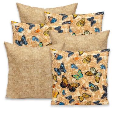 Imagem de Kit 6 Capas de Almofada com Zíper 40cmx40cm Gorgurinho - Dryka Enxovai