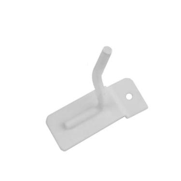 Imagem de 50 Ganchos Para Painel Canaletado De 5 cm - FM, Branco