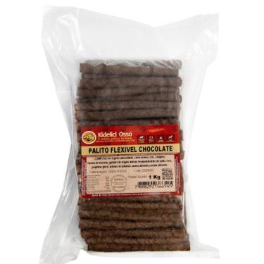 Imagem de Osso Palito Flexível - Kidelici Osso - Sabor Chocolate - 1 Kg