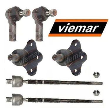 Imagem de Kit terminal direcao + pivo + articulacao axial direito e esquerdo - v