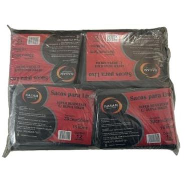Imagem de Saco para lixo 15 Litros - Fardo com 20 pacotes - BASAM