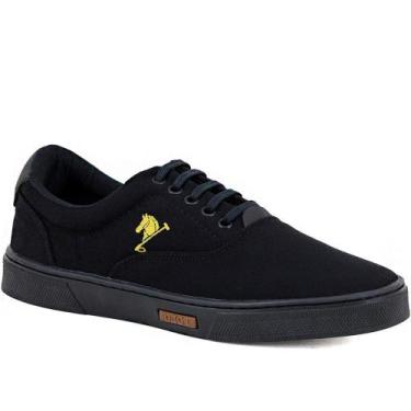 Imagem de Tênis Casual Masculino Polo Joy Preto, 48