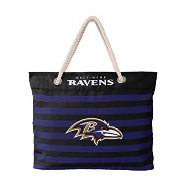 Imagem de Baltimore Ravens Bolsa tote listrada náutica