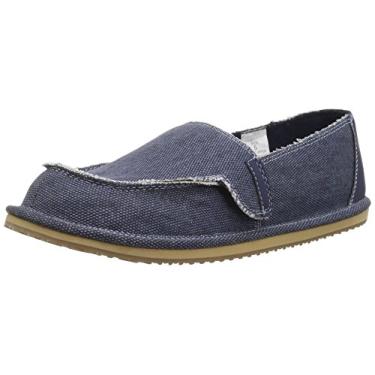 Imagem de The Children's Place Pantufa para bebês meninos, Azul marino, YOUTH 4 Medium US Infant
