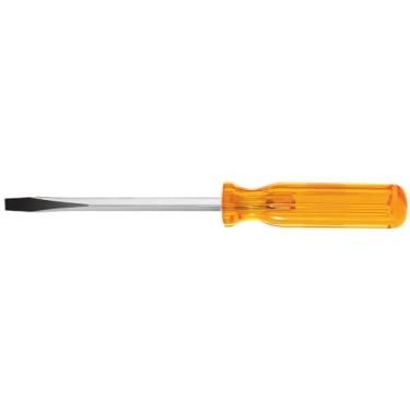 Imagem de Klein Tools Chave de fenda de cabeça chata BD308 5/16 polegadas com ponta Keystone, haste quadrada de 20,3 cm e cabo ComforDome