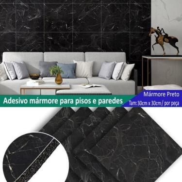 Imagem de 5 PEÇAS - Painel Placa Para Parede E Piso Chão Auto Adesivo 30cm x 30c