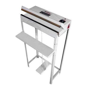 Imagem de Seladora Pedal Temporizada 40cm Sela e Corta Plásticos - Isamaq selado