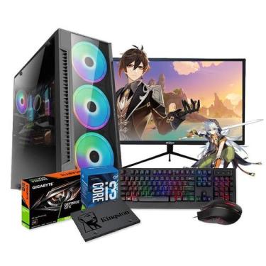 Imagem de Pc Gamer Completo I3 10105 16Gb Ssd 240 1Tb Placa De Video - Intel
