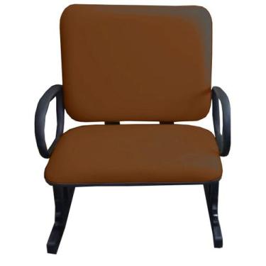 Imagem de Cadeira para Escritório para Obesos até 250kg Marrom - Design Office M