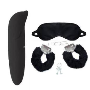 Imagem de Kit Sex Shop Presente Casais Algemas Pelúcia Sexyshop - Casa da Revend