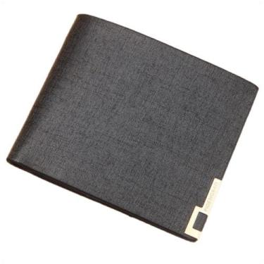 Imagem de Carteira Masculina Slim Couro Pu Premium Executiva De Bolso Fina Para 