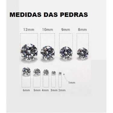 Imagem de 30 Pedras Zircônia 1.5 mm Gemstone Sintética, Corte Redondo, Branco CZ