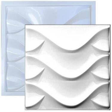 Imagem de Forma Molde Gesso 3D E Cimento Abs Plástico Fdg Placa Parede - Si Plás