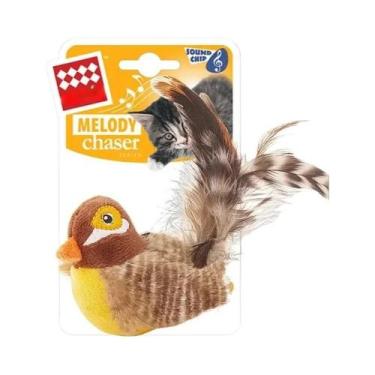 Imagem de Brinquedo Interativo para Gatos - Pássaro Voador com Asas Batendo e Ca