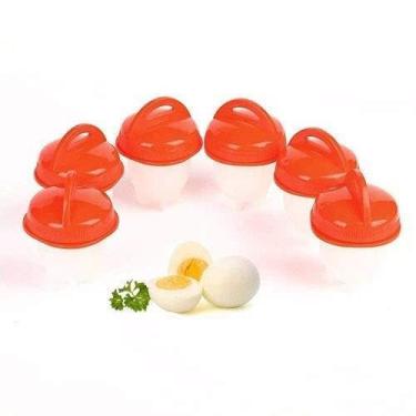 Imagem de Forma de Silicone para Cozinhar Ovos 6 unidades