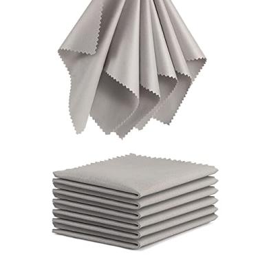 Imagem de Pano de limpeza de óculos, limpador de óculos, pacote com 12 unidades, limpador de lentes de microfibra, toalhetes de óculos de sol para tela de joias de vidro, câmera, sem fiapos, espesso, 12 x 15 cm