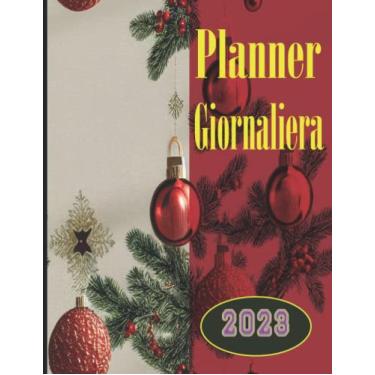Imagem de Agenda 2023 giornaliera: Planner Giornaliera | Vista Verticale Formato A4 | Un giorno per pagina | 12 Mesi Intempo | Diario ... | Agenda Italiano