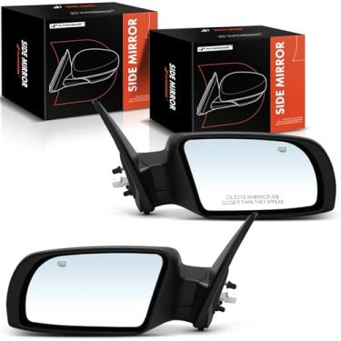 Imagem de A-Premium Par (2) espelhos retrovisores elétricos do lado do motorista e do passageiro - compatível com Nissan 2007-2012 Altima - Retrovisor retrovisor externo preto dobrável manual aquecido com seta