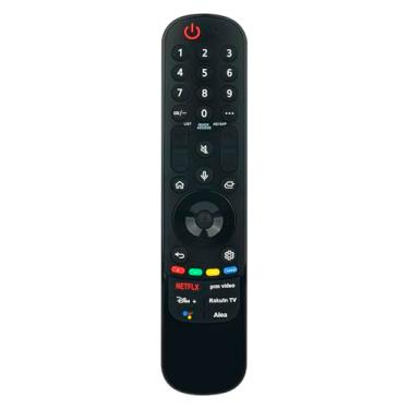 Imagem de MR22GA AKB76039902 Controle remoto de voz de substituição compatível com LG TV 50UQ7570PUA 55UQ7570PUJ 55UQ7590PUB 50UQ7070ZUE 55UQ7590PUK 50UQ7070ZUN 55UQ8000AUB 55UQ8 000AUK 50UQ7570PUJ 50UQ7590PUB