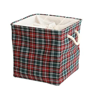 Imagem de INough Cesta de Armazenamento de Natal, Grande Caixa de Brinquedos para Crianças, Cestas de Presentes Dobráveis Vazias para Roupas de Brinquedos, Presente para Caixa de Brinquedos de Natal para Bebês/