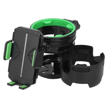 Imagem de Suporte para Copo de Carrinho, Suporte para Garrafa Com Ranhura Dupla de Rotação de 360 graus Com Suporte para Telefone, Suporte para Bebida de Bicicleta Dobrável para Bicicleta