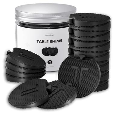 Imagem de iyes.top Niveladores de Móveis-Calços de Plástico para Nivelamento 30 Peças, Cunha de Borracha Multiuso para Vaso Sanitário, Mesa, Pés de Armário, Perna de Cadeira, Máquina de Lavar, Geladeira, Restau