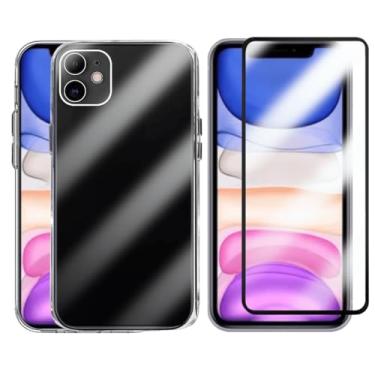 Imagem de Kit Proteção Compatível iPhone 11, Capinha Clear Case Space Transparente com Película de Vidro 3D