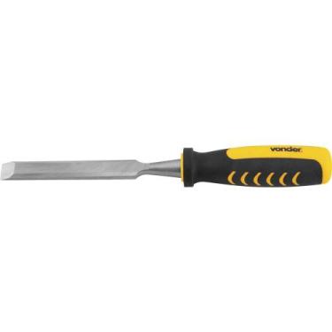 Imagem de Formão chanfrado 5/8" aço carbono cabo emborrachado - Vonder