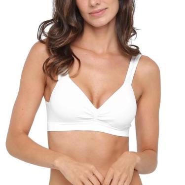 Imagem de Sutiã Top Daily Com Bojo Sem Costura Trifil - C03294, 46, Branco0001